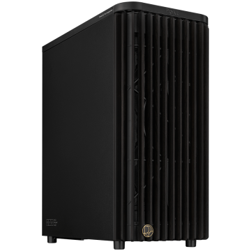 ASUS ProArt PA401 Wood Edition ATX kućište za računalo, metalna stranica, 1x 120 mm i 2x 160mm predinstalirani ventilatori, podrška za USB 20Gbps