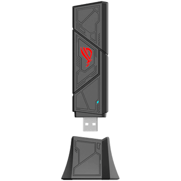 ASUS ROG USB-BE92 BE6500 Tri-band WiFi 7 (802.11be), 6GHz, 4096-QAM, MLO, WPA3, USB adapter (Type-A i Type-C kompatibilan)