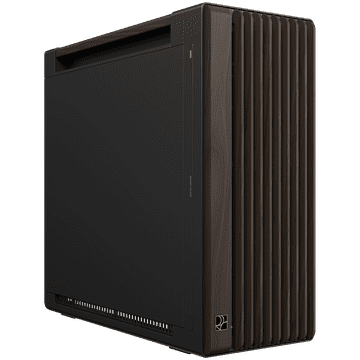 ASUS ProArt PA602 Wood Edition Modern Black ATX/E-ATX kućište za računalo, metalna bočna stranica, 1x 140 mm i 2x 200 mm predinstalirani ventilatori, podrška za USB 20Gbps