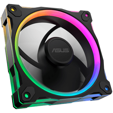 ASUS Prime MR120 ARGB ventilator, 120mm PWM, crni