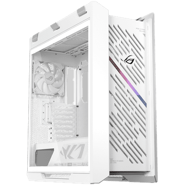 ASUS ROG Strix Helios II GX601S White Edition EATX kućište za računalo, kaljeno staklo, četiri 140mm ventilatora, bijelo