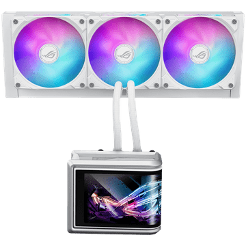 ASUS ROG Ryuo IV SLC 360 ARGB White Edition vodeno hlađenje za procesor, tri 120mm ARGB ventilatora, Aura Sync, bijelo