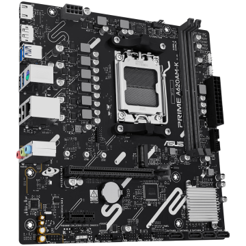 ASUS PRIME A620AM-K AM5 mATX matična ploča - AMD A620A, 2xDDR5, 1xM.2, 4xSATA, 1Gb LAN, 1xDP, 1xHDMI, Aura Sync