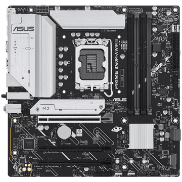ASUS PRIME B760M-A WIFI II LGA1700 mATX matična ploča - Intel B760, 4xDDR5, 2xM.2, 4xSATA, 2.5Gb LAN, WiFi 6E, BT, 1xDP, 1xHDMI, Aura Sync