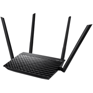 ASUS RT-AC1200 V2 Dual-Band WiFi 5 (802.11ac) usmjerivač, brzina prijenosa podataka do 300 Mbps (2,4 GHz) i 867 Mbps (5 GHz), poboljšana pokrivenost s četiri vanjske antene, napredni roditeljski