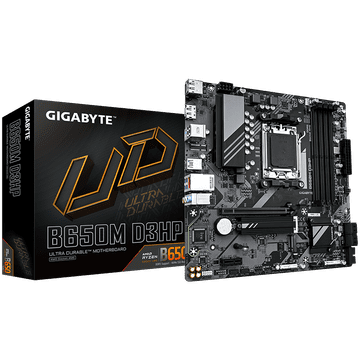 Gigabyte B650M D3HP AM5 mATX matična ploča - AMD B650, 4xDDR5, 2xM.2, 4xSATA, 2.5Gb LAN, 2xDP, 1xHDMI