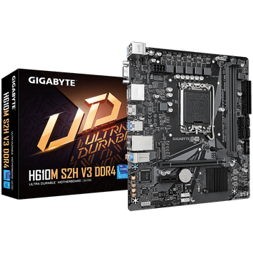 Gigabyte H610M S2H V3 DDR4 LGA1700 mATX matična ploča - Intel H610, 2xDDR4, 1xM.2, 4xSATA, 1Gb LAN, 1xD-SUB(VGA), 2xDP, 1xHDMI