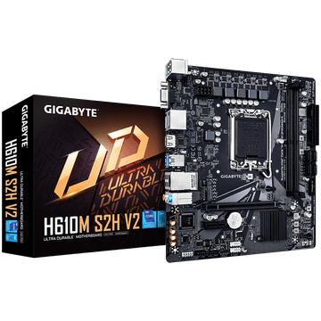 Gigabyte H610M S2H V2 LGA1700 mATX matična ploča - Intel H610, 2xDDR5, 1xM.2, 4xSATA, 1Gb LAN, 1xD-SUB(VGA), 2xDP, 1xHDMI
