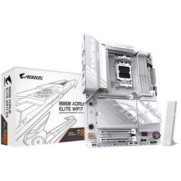 Gigabyte B850 AORUS ELITE WIFI7 ICE AM5 ATX matična ploča - AMD B850, 4xDDR5, 3xM.2, 4xSATA, 2.5Gb LAN, WiFi 7, BT, 1xDP, 1xHDMI (sprijeda)