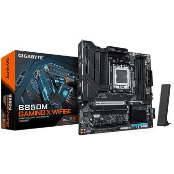 Gigabyte B850M GAMING X WIFI6E AM5 mATX matična ploča - AMD B850, 4xDDR5, 2xM.2, 4xSATA, 2.5Gb LAN, WiFi 6E, BT, 1xHDMI, 2xDP
