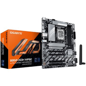 Gigabyte B860 DS3H WIFI6E LGA1851 ATX matična ploča - Intel B860, 4xDDR5, 2xM.2, 4xSATA, 2.5Gb LAN, WiFi 6E, BT, 1xDP, 1xHDMI