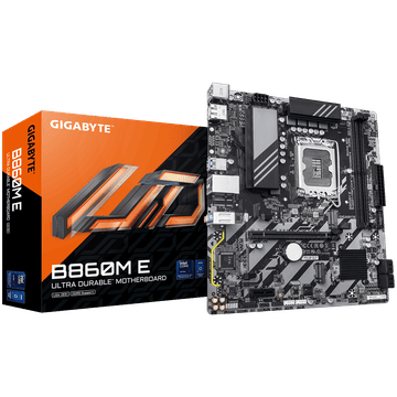 Gigabyte B860M E LGA1851 mATX matična ploča - Intel B860, 2xDDR5, 2xM.2, 4xSATA, 1Gb LAN, 1xDP, 1xHDMI