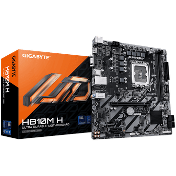 Gigabyte H810M H LGA1851 mATX matična ploča - Intel H810, 2xDDR5, 1xM.2, 4xSATA, 1Gb LAN, 1xD-SUB(VGA), 1xHDMI