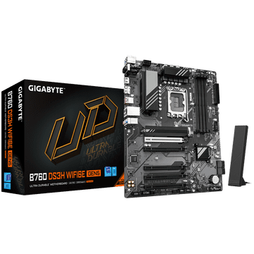 Gigabyte B760 DS3H WIFI6E GEN5 LGA1700 ATX matična ploča - Intel B760, 4xDDR5, 2xM.2, 4xSATA, 1Gb LAN, WiFi 6E, BT, 1xDP, 1xHDMI