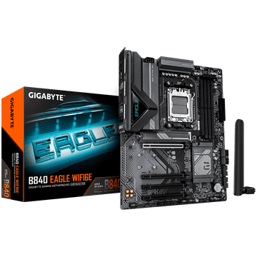 Gigabyte B840 EAGLE WIFI6E AM5 ATX matična ploča - AMD B840, 4xDDR5, 3xM.2, 4xSATA, 2.5Gb, WiFi 6E, BT, 1xDP, 1xHDMI