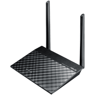 ASUS RT-N12E Bežični usmjerivač WiFi 4 (802.11n) - brzina prijenosa podataka do 300 Mbps (2,4 GHz), MIMO tehnologija, dvije vanjske antene 5dBi za bolju pokrivenost
