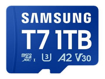 Samsung Memorijska kartica Samsung T7, micro SDXC, 1TB, U3, V30, A2, UHS-I, 170 MB/s