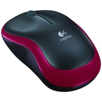 Logitech M185 bežični miš - crveni - EWR2