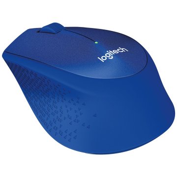 Logitech bežični miš M330 - SILENT PLUS, plavi