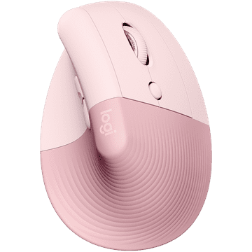Logitech vertikalni ergonomski miš Lift Bluetooth, ružičasti