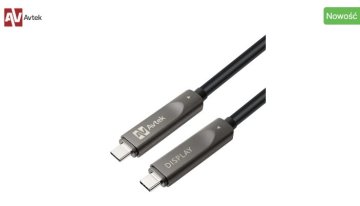 slomart Avtek Kabel USB-C na USB-C Fiber 10m - Aktivni