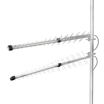 Northix 5G 4G 3G antena 4G Vanjska 698 3800 MHz Pojačanje 15 dB 0 30 m Srebrna