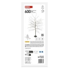 EMOS LED svjetleće drvo, 120 cm, za vanjsku i unutarnju upotrebu