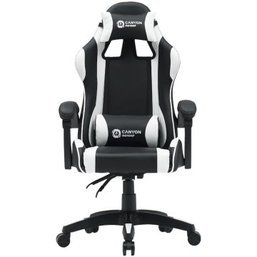 Canyon Core gaming stolica, crno-bijela (CNE-SGCH2W)