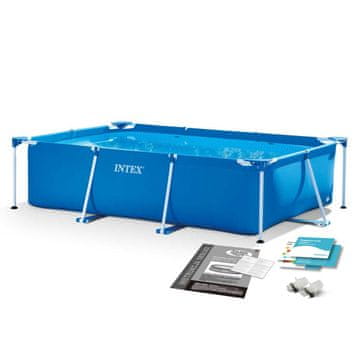Northix Vrtni bazen s okvirom 220 x 150 x 60 cm INTEX 28270