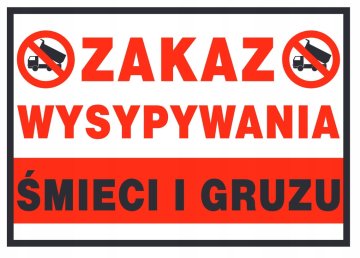 ZI-64 - PLOČA - Zabrana odlaganja smeća i otpada