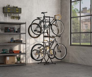 Bike BIKETEC (2024/06) NOSAČ ZA BICIKLE (SAMOSTOJNI ZA 4 BICIKLA) CRNI (NOSAČ ZA BICIKLE)
