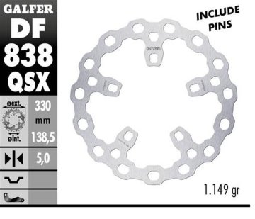 Galfer PREDNJI KOČIONI DISK HARLEY-DAVIDSON (330X138X5) (CUBIQ)