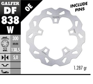 Galfer PREDNJI KOČIONI DISK HARLEY-DAVIDSON (300X138X5)