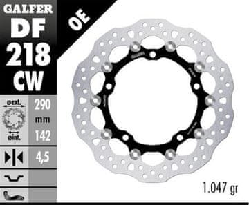 Galfer 290 mm plutajući kočioni disk za Kawasaki ZX-4RR '24 prednji