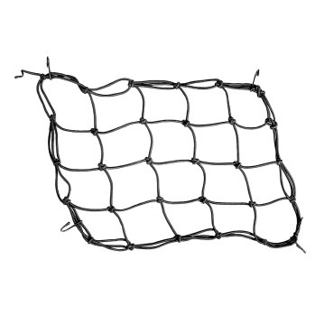 Bike BIKETEC MREŽA ZA PRTLJAGU (PAUK) 4MM X 25CM X 25CM, 4 JAKE KUKE, CRNA