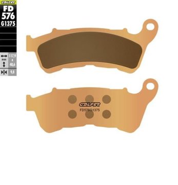 Galfer KOČIONE PLOČICE SINTERIRANI METAL (ZLATNE) PREDNJE ZA HARLEY DAVIDSON XL 883 SUPERLOW '08-'14