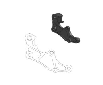 Moto Master PREVELI ADAPTER 320 MM (SUPERMOTO) ZA OEM ČELIST - BETA RR / X-TRAINER (VIDI DODATNI OPIS)