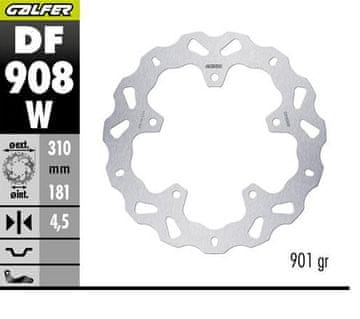 Galfer STRAŽNJI KOČIONI DISK BMW R 1300GS ADVENTURE '23-'25 (VALOVITI DISK) (310X181X4.5MM)