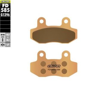 Galfer KOČIONE PLOČICE SINTERIRANI METAL (ZLATNE) OFF-ROAD SURRON '24-