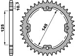 PB JTR1857 38 Stražnji lančanik Čelik Izdržljiv Snažan Lagan Izdržljiv