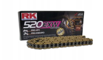 RK POGONSKI LANAC GB520EXW-120 (XW-RING) LUG (CLF) UKLJUČEN ZLATNE BOJE (KAPACITET: DO 750 CCM) (34,3 KN)