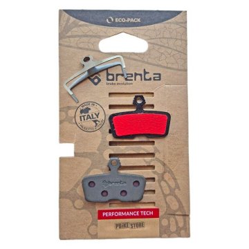 Brenta KOČIONE PLOČICE ZA BICIKLE ORGANSKI MTB / CESTNI POLUMETALIČNI ODGOVARAJU ZA AVID CODE (2011.-2014.) CODE R, SRAM CODE RSC / R (2017.), GUIDE RE BR123