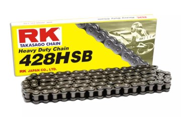 RK POGONSKI LANAC 428HSB-140 KOPČA (CL) UKLJUČENA STANDARDNA BOJA (KAPACITET: DO 200 CCM) (24,2 KN)