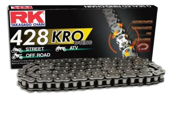 RK POGONSKI LANAC 428KRO-140 (O-PRSTEN) UZICA (CLF) UKLJUČENA STANDARDNA BOJA (KAPACITET: DO 250 CCM) (24 KN)