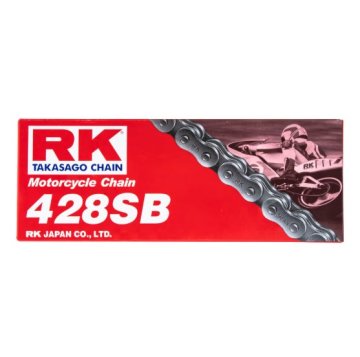 RK Łańcuch napędowy 428SB-136 ze spinką kolor standard do 135 ccm 19,1 kN