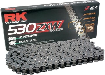 RK Łańcuch napędowy 530ZXW-116 (XW-Ring) ze skuwką (CLF) kolor standard (pojemność: do 1400 ccm) (44 kN)