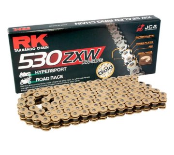 RK POGONSKI LANAC GB530ZXW-122 (XW-RING) LUG (CLF) UKLJUČEN ZLATNE BOJE (KAPACITET: DO 1400 CCM) (44 KN)
