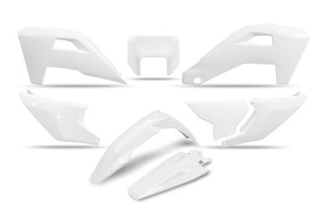 UFO 2025/11 PLASTIČNI SET HUSQVARNA FE 250 / 350 / 450 / 501 '25-'26, TE 250 / 300 HERITAGE '25-'26 BOJA BIJELA