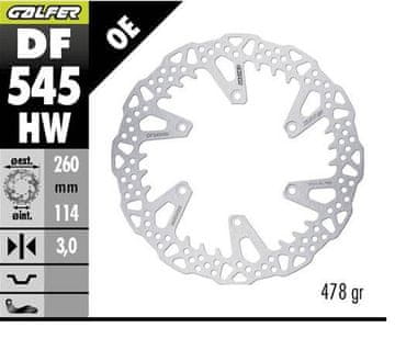 Galfer PREDNJI KOČIONI DISK DUCATI DESMO 450MX '24-'26 (260x114x3mm) SHARK ENDURO MX