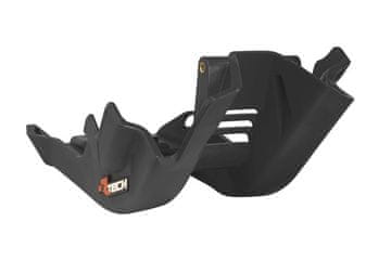 (RTECH) 2025/12 TEHNOPOLIMER POKLOPAC MOTORA KTM EXC 150 '24, SX 125 / XC 150 '23-'24, HUSQVARNA TC 125 '23-'24, TE 150 '24, GAS GAS MC 125 '24, BOJA CRNA